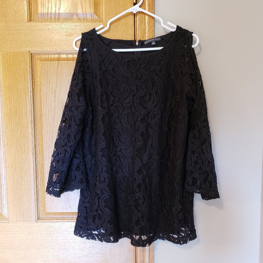 Adrianna Papell Cold Shoulder Top
